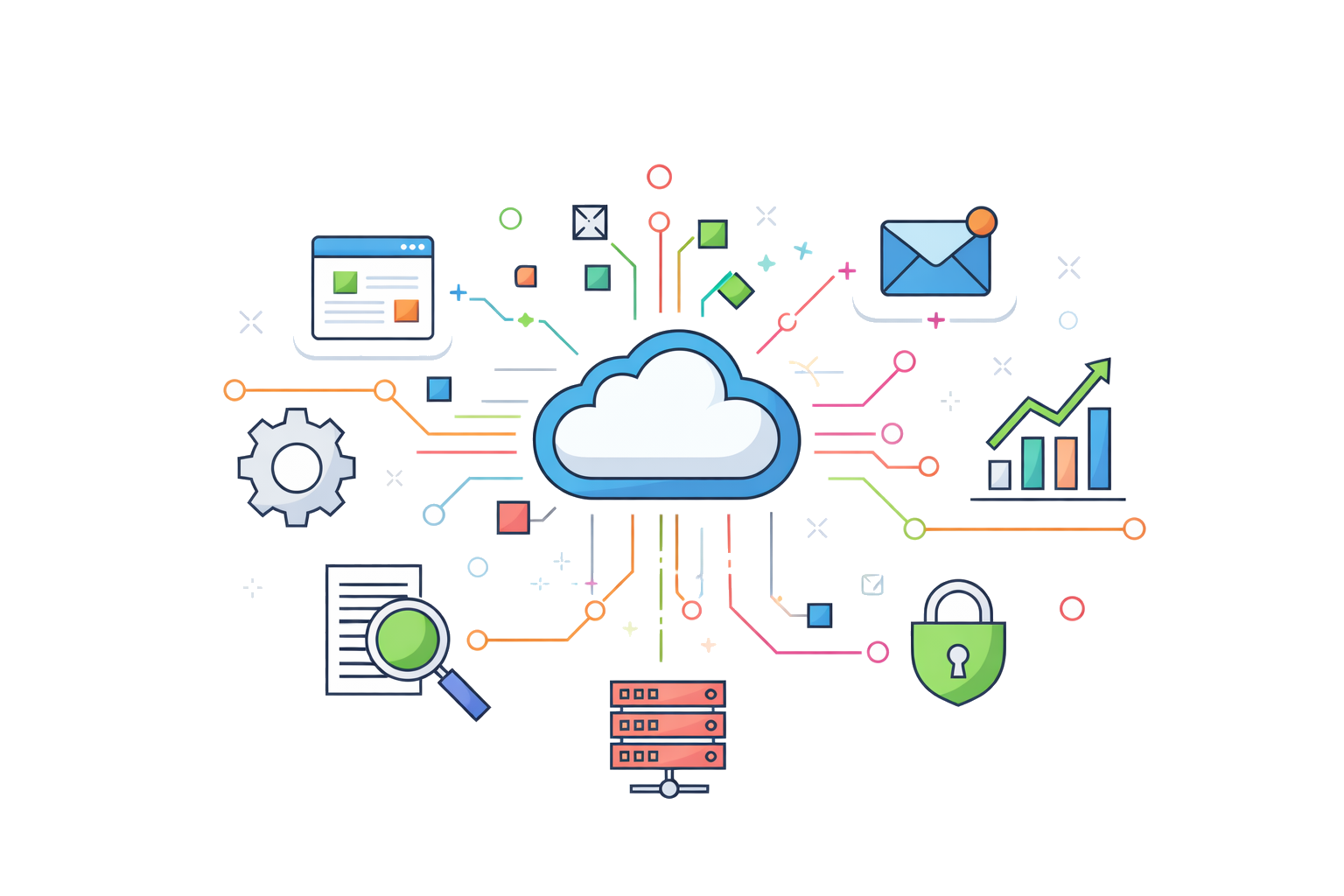 AI cloud infrastructure diagram